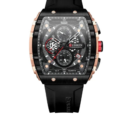 Curre Brand Men's Luxury Square Quartz Watches