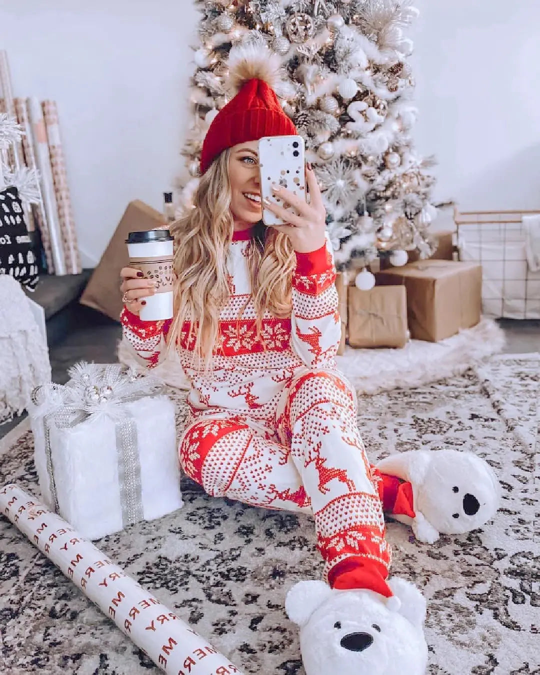 Christmas Pajamas Fall Family Set