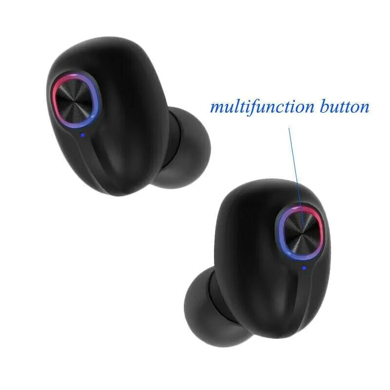 Auriculares Bluetooth TWS 5.1 a prueba de agua con cancelación de ruido inalámbricos